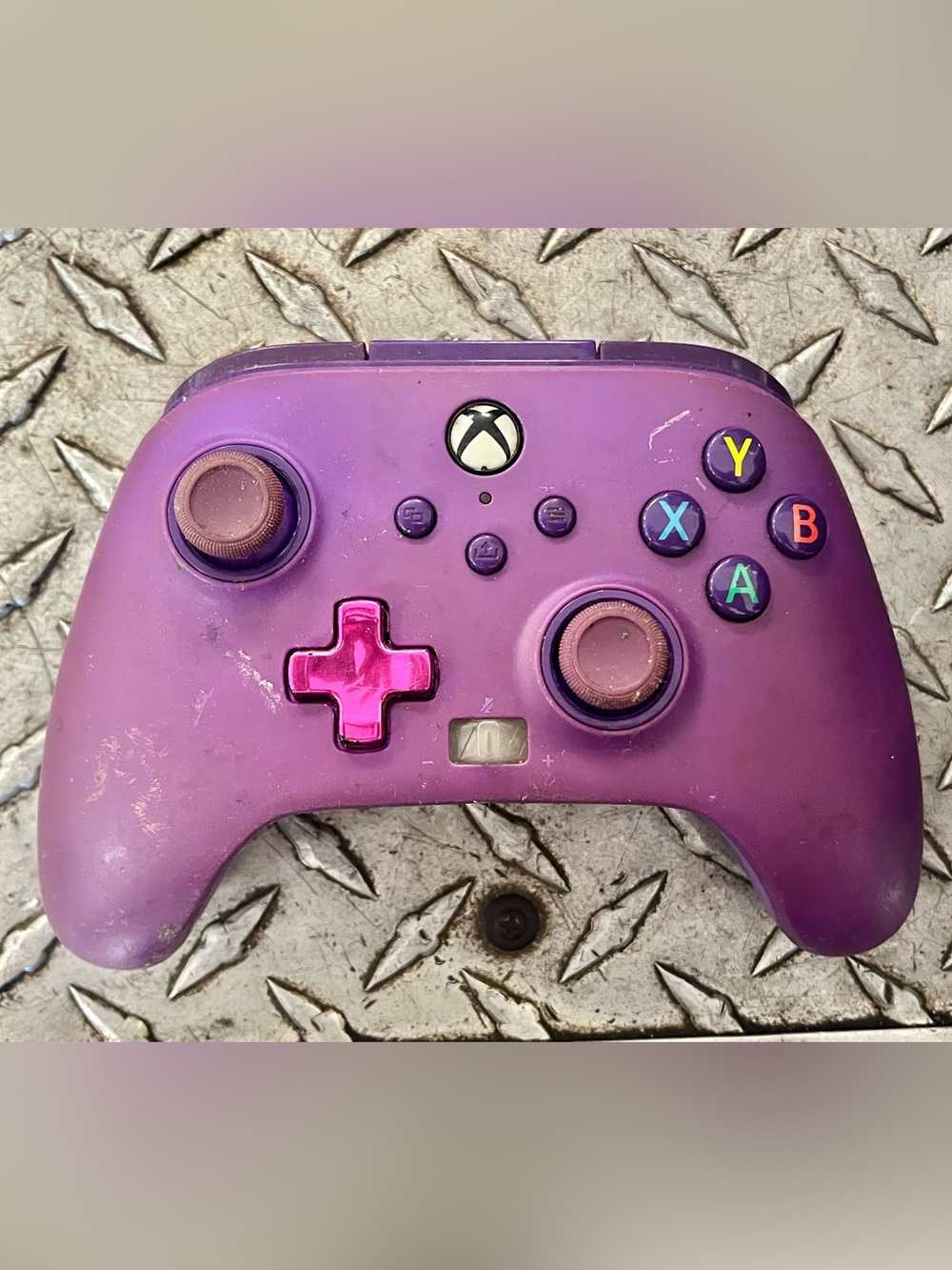 Royal Purple Xbox Enhanced Wire Controller PowerA, D Pad - Not Fully Functional
